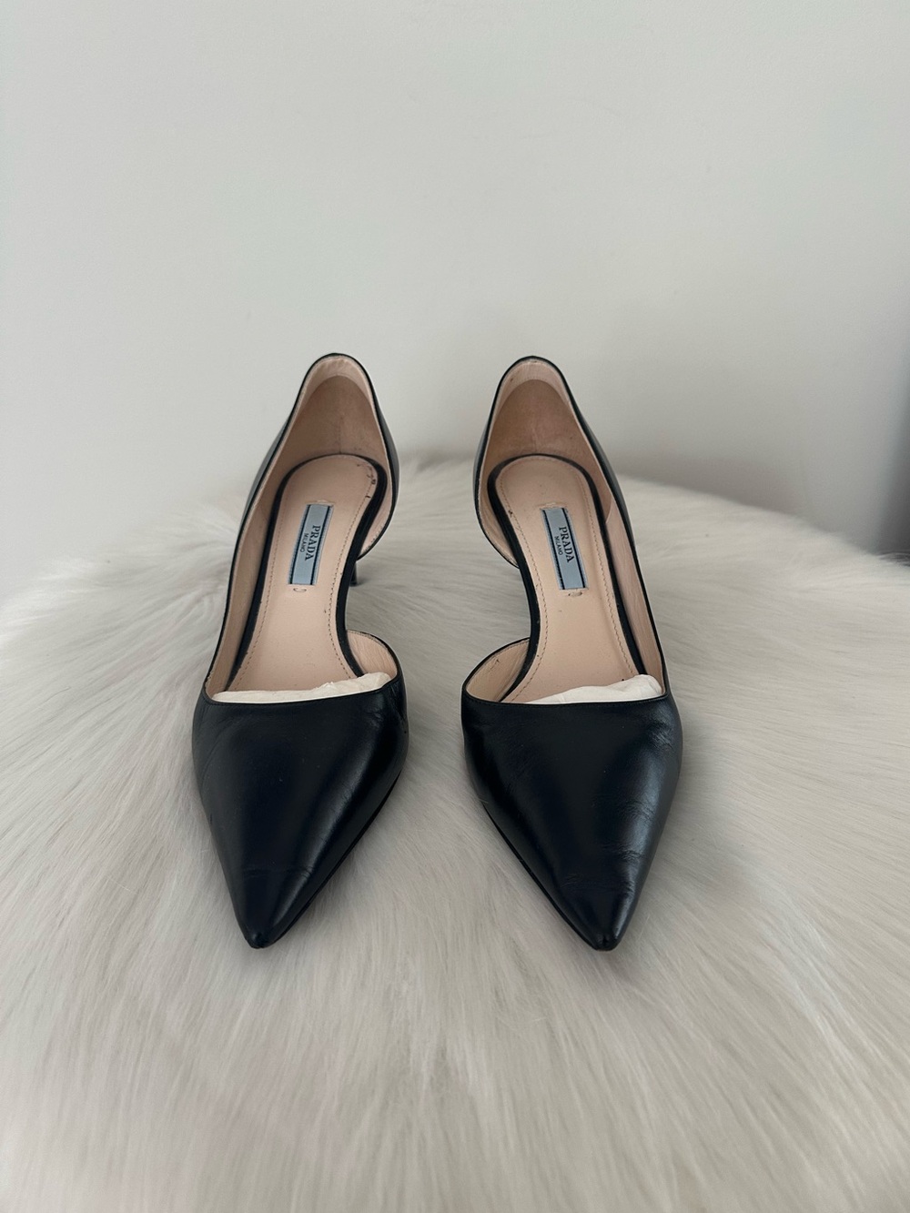 PRADA Black Pointed Pumps